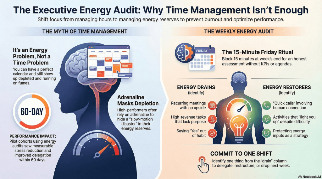 You Don't Have a Time Problem. You Have an Energy Problem. Infographic